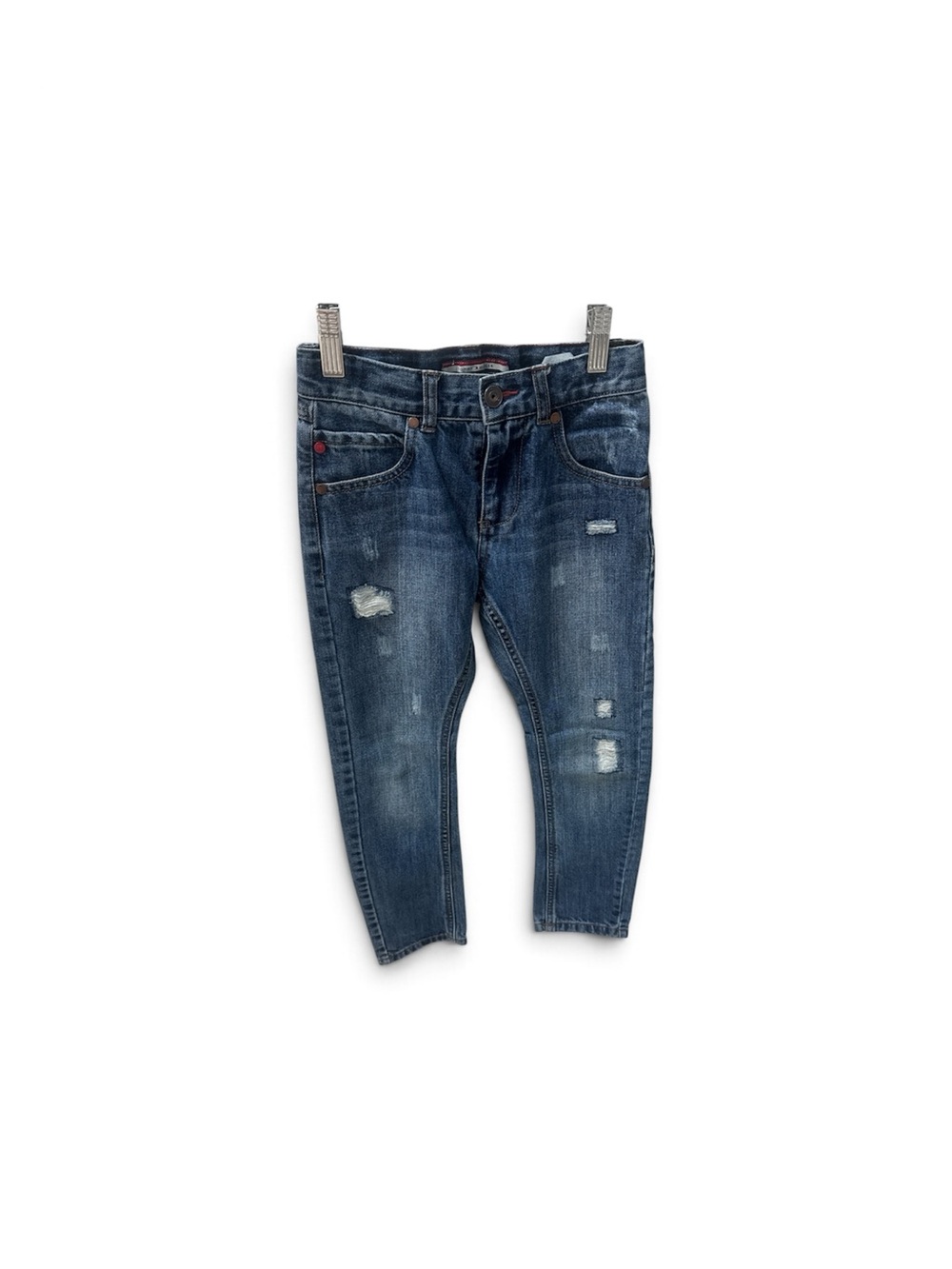 Tommy Hilfiger Slim Distressed Blue Jeans